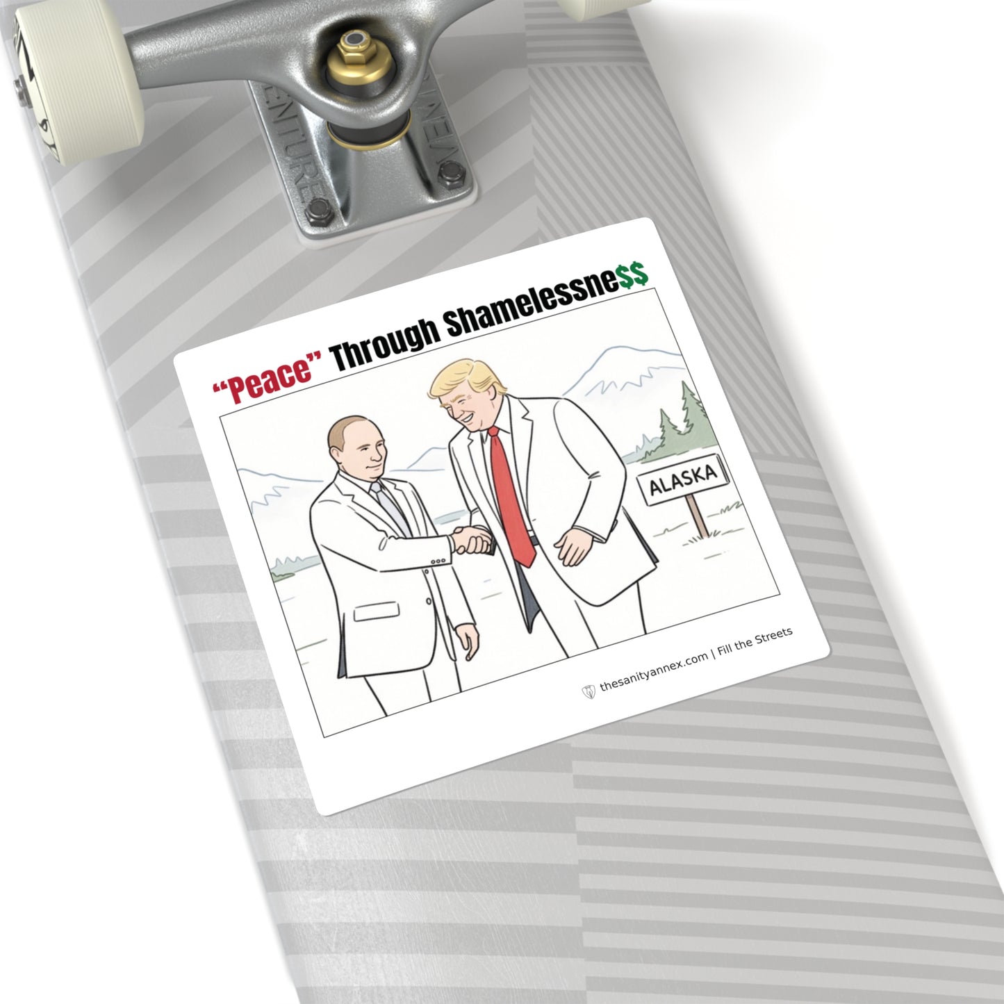 "Peace" Through Shamelessness — Sticker 3-Pack