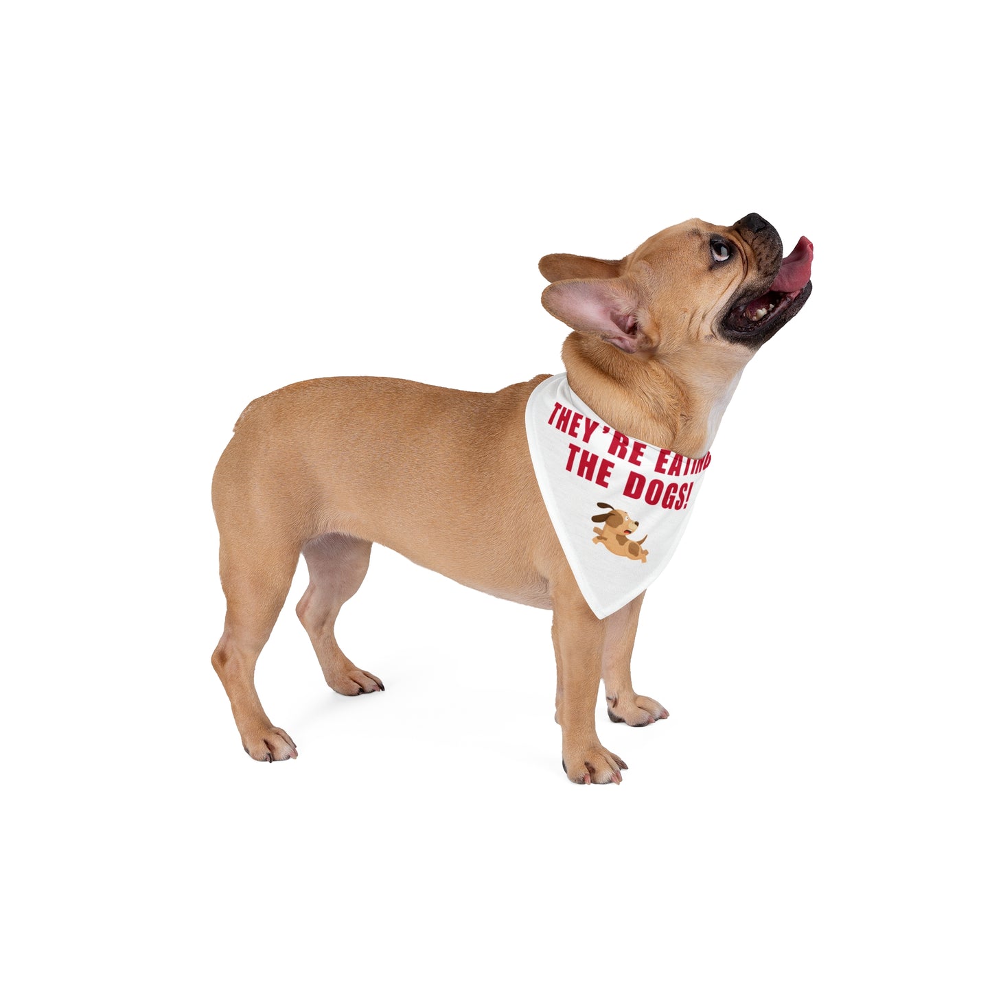 Funny Dog Bandana - They're Eating The Dogs!