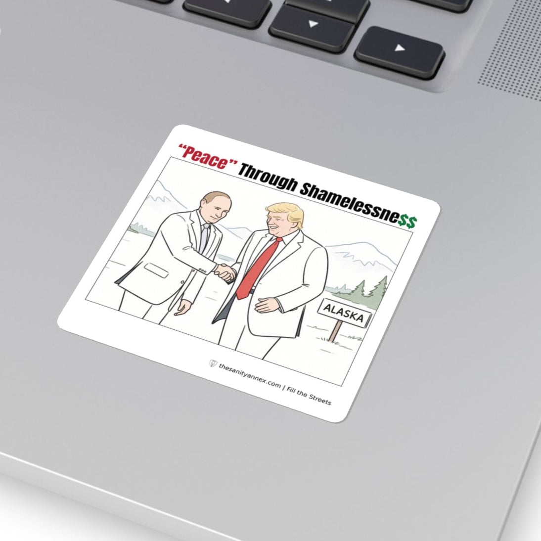 "Peace" Through Shamelessness — Sticker 3-Pack