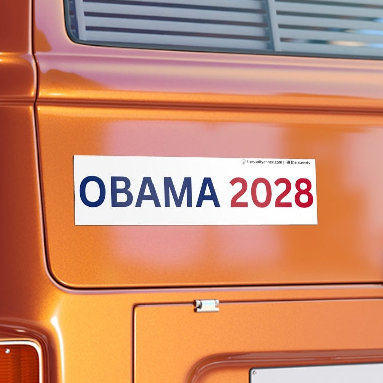 Obama 2028 — Waterproof Sticker 3-Pack