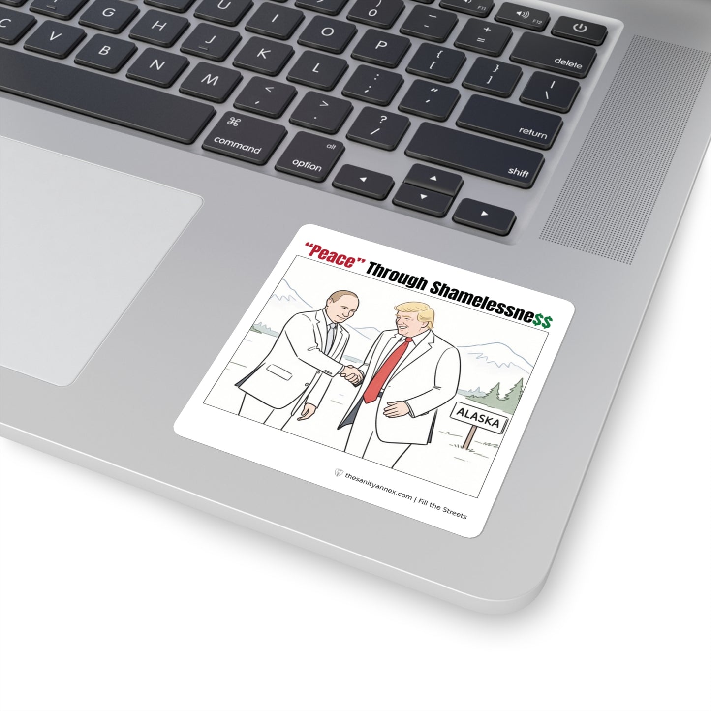 "Peace" Through Shamelessness — Sticker 3-Pack