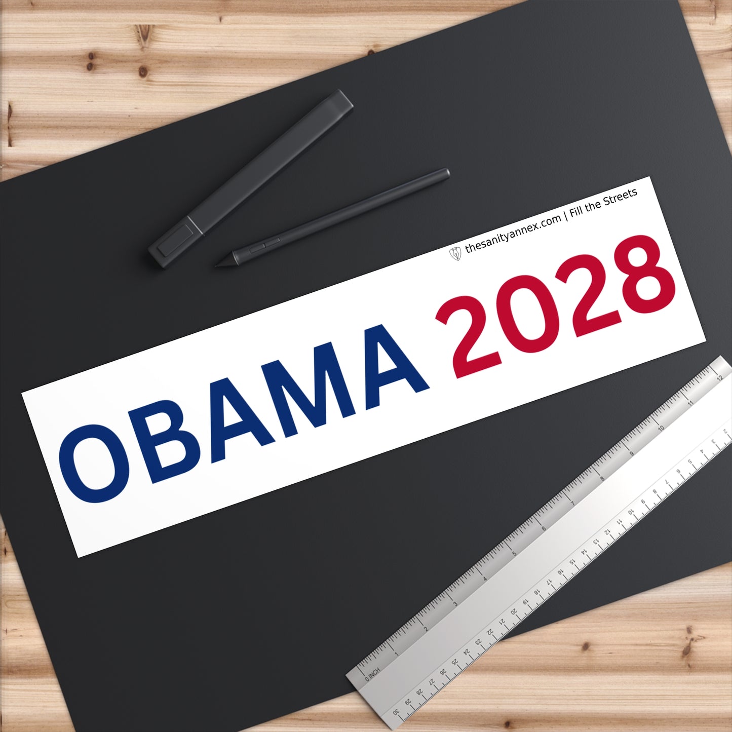 Obama 2028 — Waterproof Sticker 3-Pack